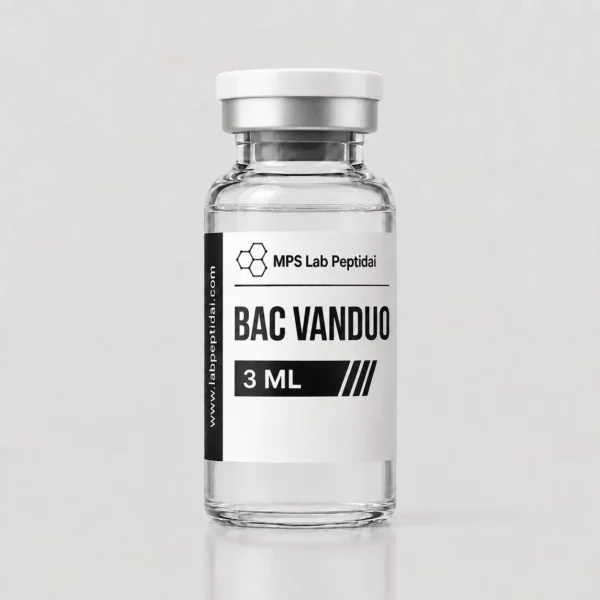 bac vanduo 3ml bakteriostatinis vanduo